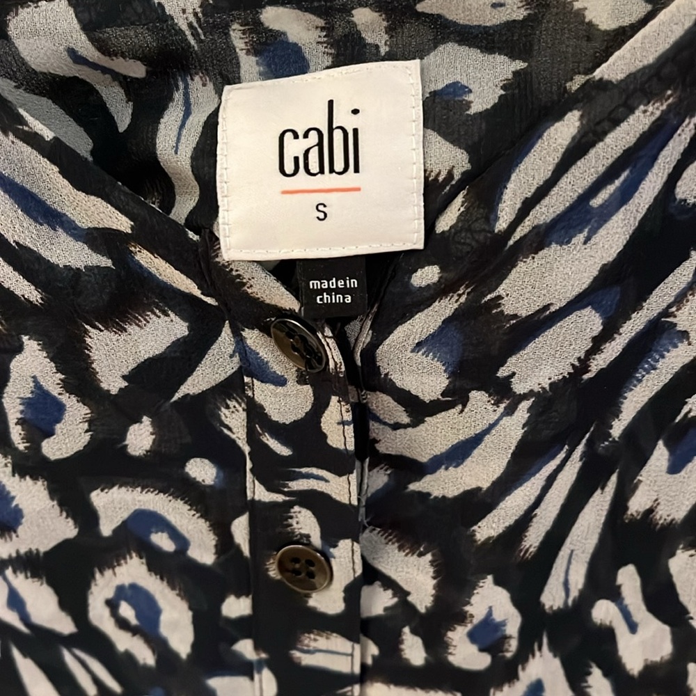Cabi Size Small. Abstract Print With Adjustable S… - image 2